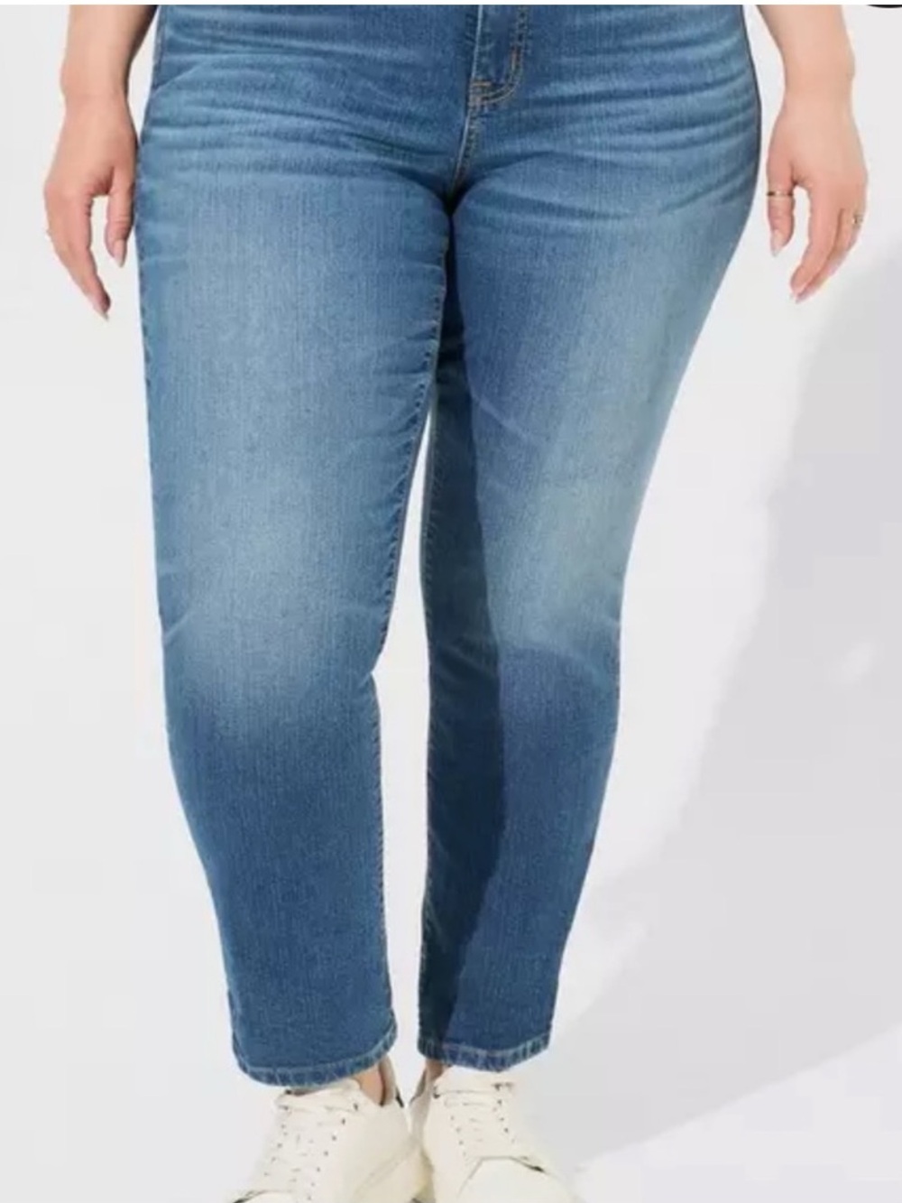 NWT Torrid Perfect Boyfriend Ankle Vintage Stretch Mid-Rise Jeans Size 28 S